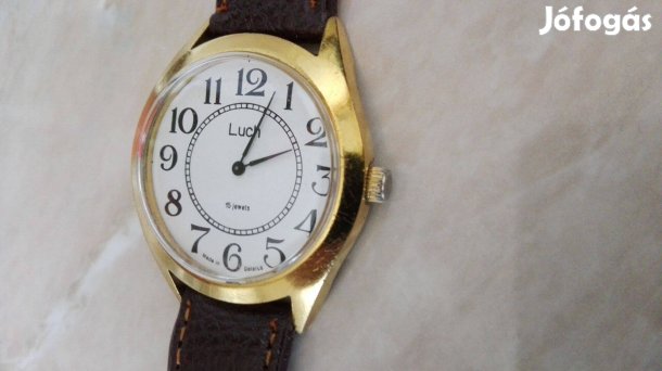 Eredeti régi aranyozót Luch Orosz karóra szép db