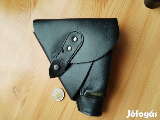 Eredeti régi bőr pisztoly tok szép db