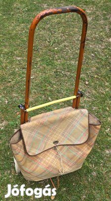 Eredeti retro Kádár korabeli banyatank bevásárlókocsi