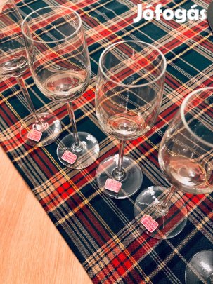Eredeti román vintage üvegpoharak 5db