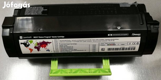 Eredeti új Lexmark 51B00A0 toner fekete