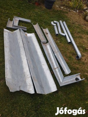 Ereszcsatorna darabok , javításához 