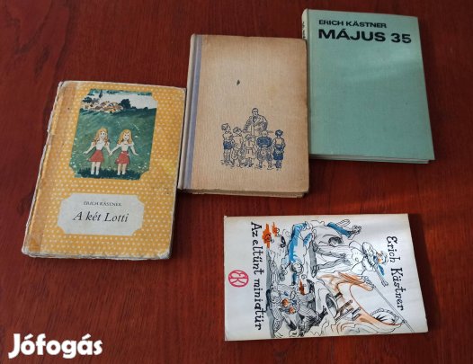 Erich Kästner könyvcsomag / 4 db könyv