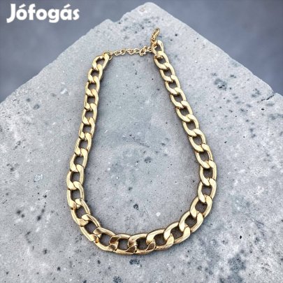 Erika arany színű hangsúlyos bizsu nyaklánc