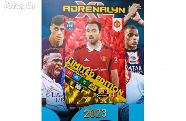 Eriksen (Man. Utd.) Panini FIFA 365 2023 XXL Limited kártya