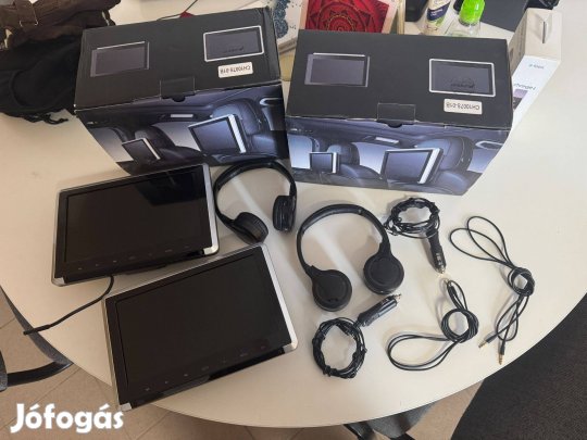 Érintő kijelzős autós dvd-usb-sd-hdmi lejátszó 2 db szett