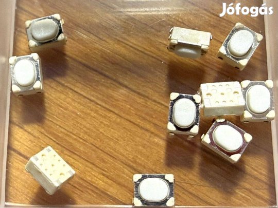 Érintőkapcsoló nyomógomb Tact panelba forrasztható kapcsoló