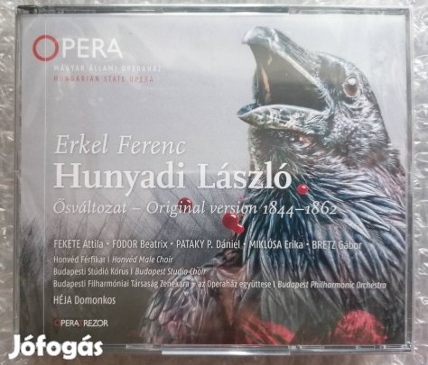 Erkel Ferenc / Miklósa Erika -Hunyadi László (2 CD) (Új!)