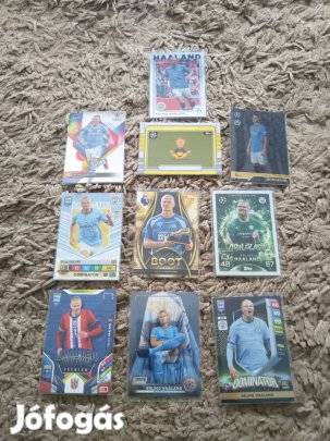 Erling Haaland gyűjtői kártyák