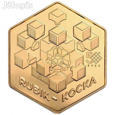 Érme 3000Ft 50 éves a Rubik-kocka 3000 Forint Érem 2024 UNC Prooflike(