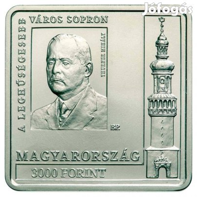Érme 3000Ft Sopron 3000 Forint Érem BU 2021 UNC (_)