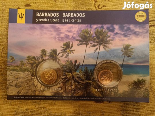 Érmék és bankjegyek sorozatból (Barbados)