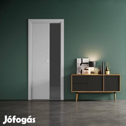Ermetika fehér tolóajtó lap 800x2100 mm, szerelvények nélkül