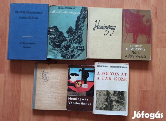 Ernest Hemingway könyvcsomag / 7 db könyv