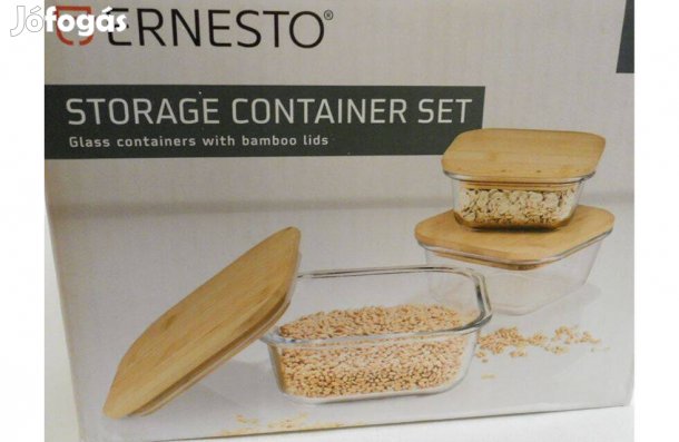 Ernesto tárolódoboz készlet (új)