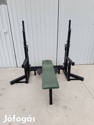Erőemelő combo rack kombinált fekvenyomó és guggoló állvány eladó! 