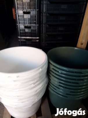 Erős Új 90 liter műanyag dézsa hús pácoló sózó kád keverő