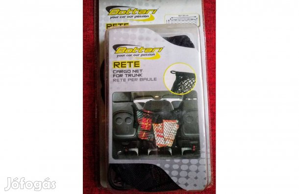 Erős csomagtér háló 130- 90x30 cm Új Sok Mást Is Hirdetek