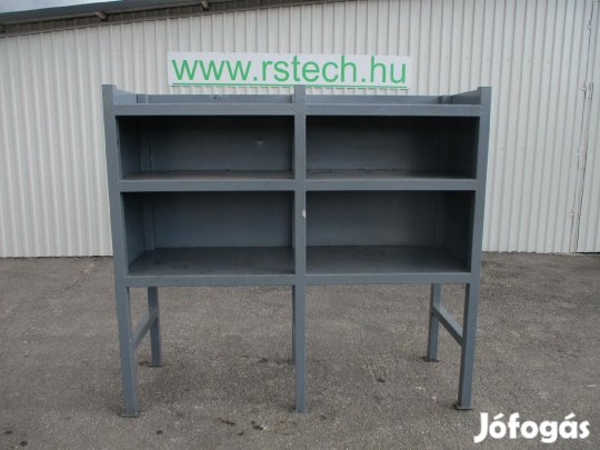 Erős fém polc, polcrendszer, tároló állvány (3002)