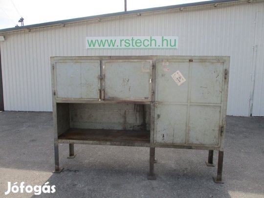 Erős fém polc, polcrendszer, tároló állvány (3312)