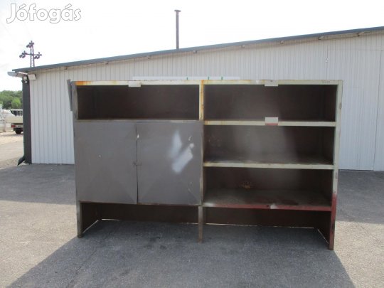 Erős fém polc, polcrendszer, tároló állvány (3313)