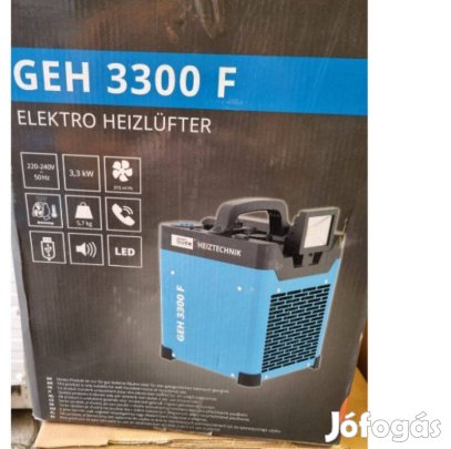 Erős fűtő berendezés, 3.3kW hőteljesítménnyel, többfunkciós fűtőtest