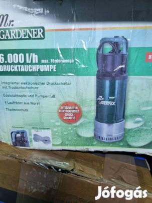 Erős mélykúti szivattyú beépített elektronikus nyomáskapcsolóval