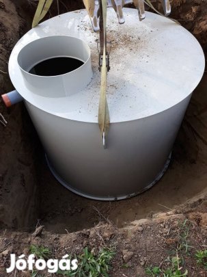 Erős szennyvíz tartály, esővíz gyűjtő tartály, vízóra akna, 