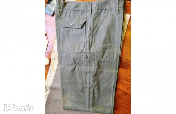 Erős vászon Munkásőr nadrág Új Kb 54 es méret