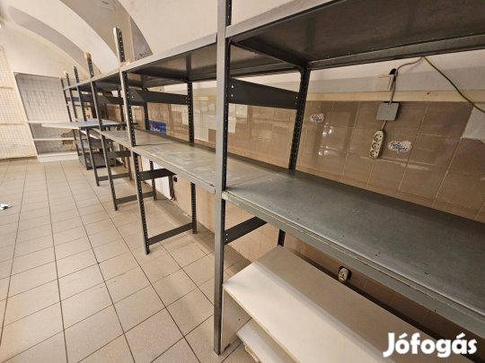 Erősített nagy teherbírású polcrendszer eladó