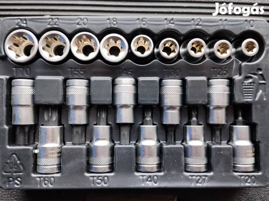 Erősített torx készlet