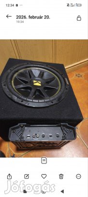 Erősítő mélyláda ! Gyári újszerű keveset hsznált ! 