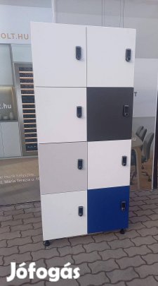 Értékmegőrző, öltözőszekrény, elektromosan számzáras - használt bútor