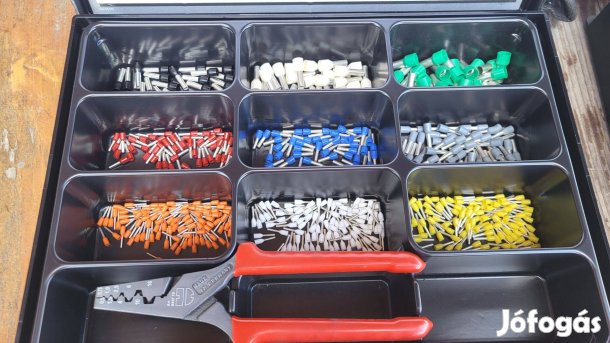 Érvéghüvely szigetelt készlet szett fogó szerszám würth