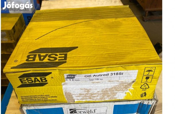 Esab 318Si Co huzal saválló origi dobozos 15 kg