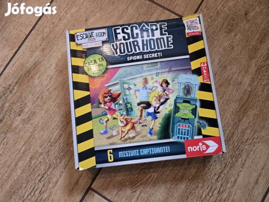 Escape Room Szabadulj ki az otthonodból! Kémcsapat társasjáték - román