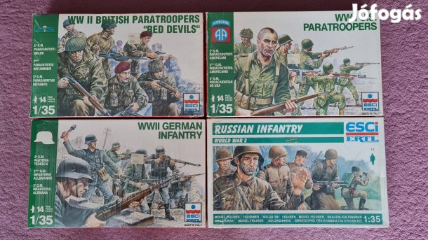 Esci gyártmányú katonák 1/32 méret