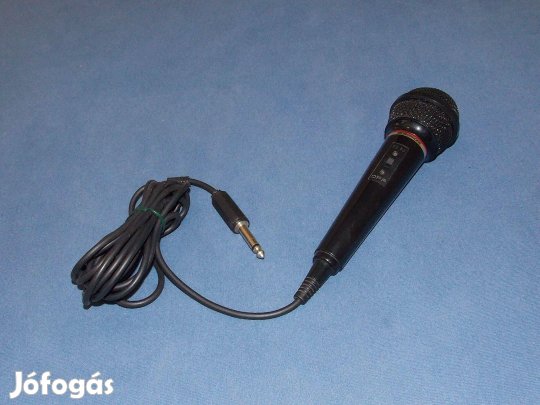 Escom dinamikus mikrofon 6,3 mm jack csatlakozós, 2 méter kábellel