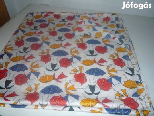 Esernyő mintás vászon-műszál anyag