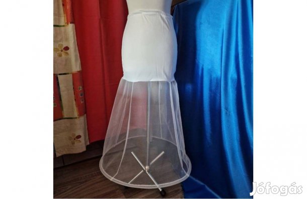 Esküvő ASZ22B Ekrü rugalmas felső részű 1 karikás lépéskönnyítő sell