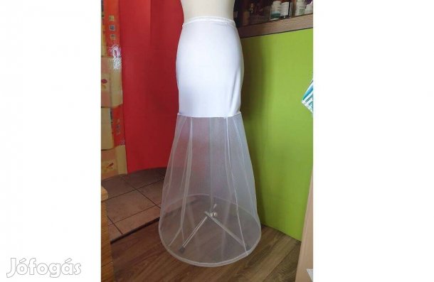 Esküvő ASZ22 Fehér rugalmas felső részű 1 karikás lépéskönnyítő sell