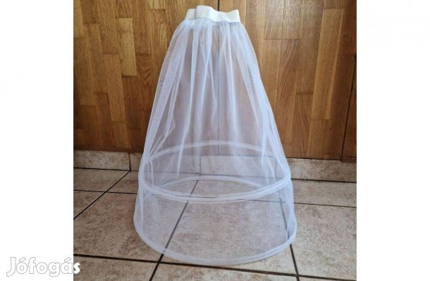 Esküvő ASZ56 - Hercegnős 2 karikás gyerek alsószoknya, abroncs, lépésk