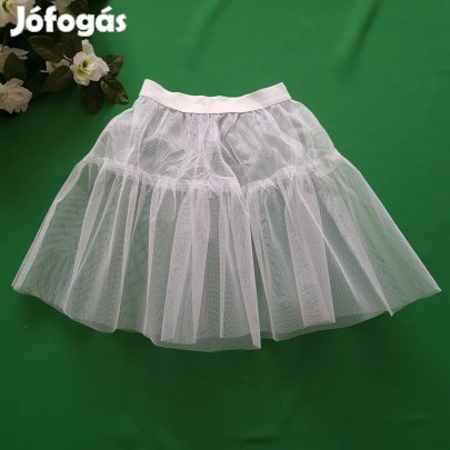 Esküvő ASZ57 - Fehér fodros gyerek alsószoknya (felnőtteknek is!)