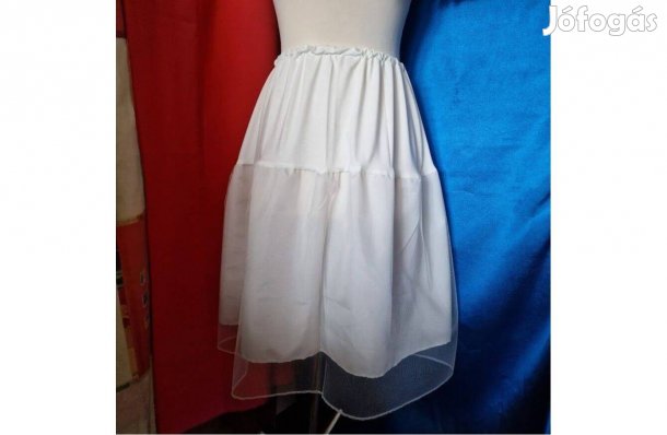 Esküvő ASZ76 - Rugalmas felsőrészű, bélelt ekrü alsószoknya