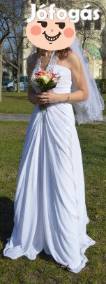 Esküvői/menyasszonyi ruha vékony hölgyre