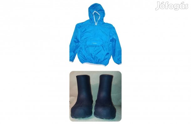 Esőkabát + gumicsizma 8-10 évesre