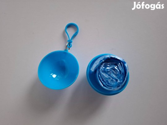 Esőkabát, poncsó gömb tokban karabínerrel_