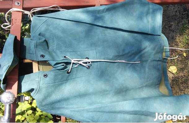 Esőkabát vízálló bebújós kapucnis L méretű zöld eső kabát esőköpeny