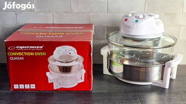 Esperanza Quasar halogén légkeveréses mini sütő - Új