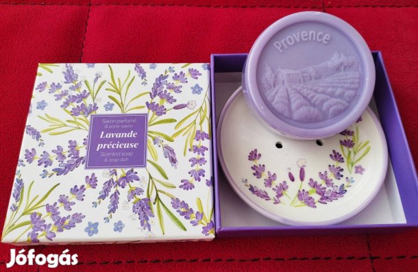 Esprit Provence levendula szappan és szappantartó ajándékszett